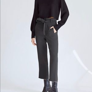 Aritzia Wilfred tie front pants size 12